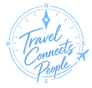 Travel Connects People Compass Badge
